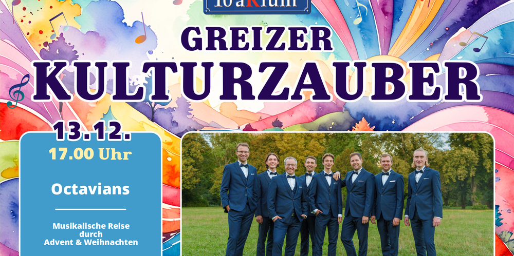 Tickets Adventskonzert mit den Ovtavians, Musikalische Reise durch Advent und Weihnachten in Greiz