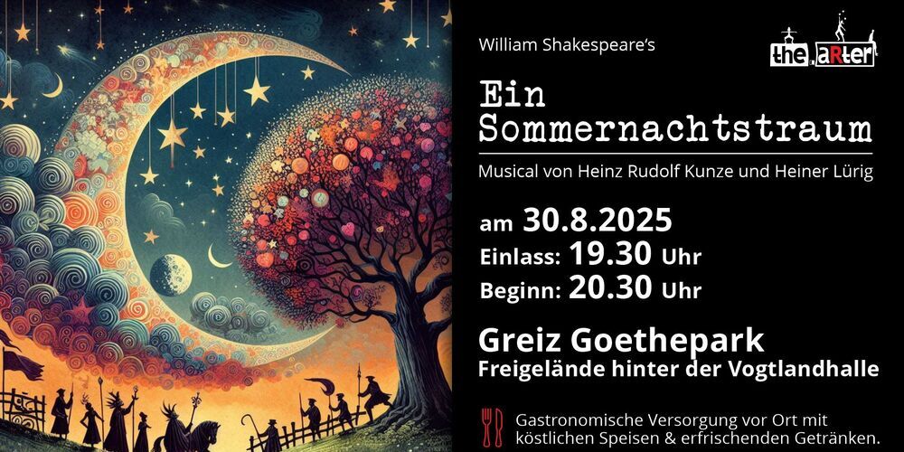 Tickets Ein Sommernachtstraum, Musical nach William Shakespeare von Heinz Rudolf Kunze und Heiner Lürig in Greiz